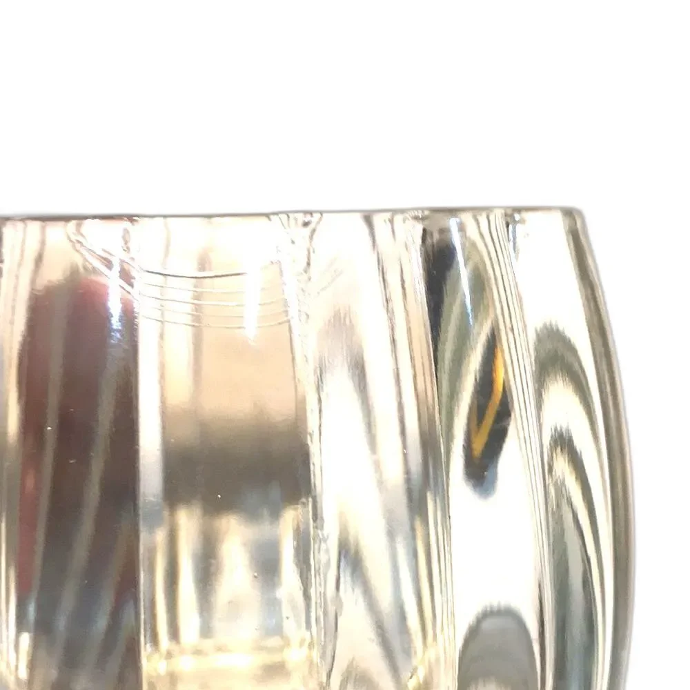 Heavy glass votive cups